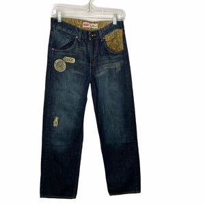 Levi’s 569 Loose Straight Camo patch jeans 16R